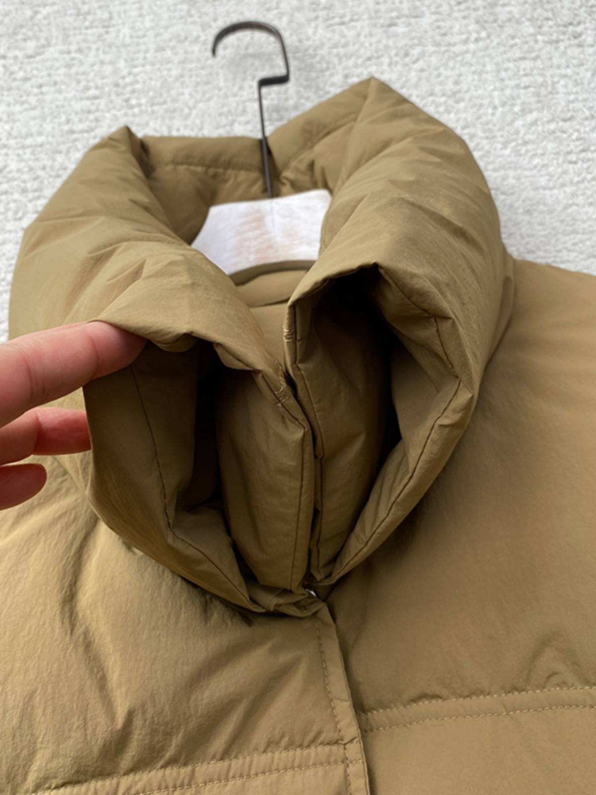 Loose large outline Oversize white duck down jacket down jacket
