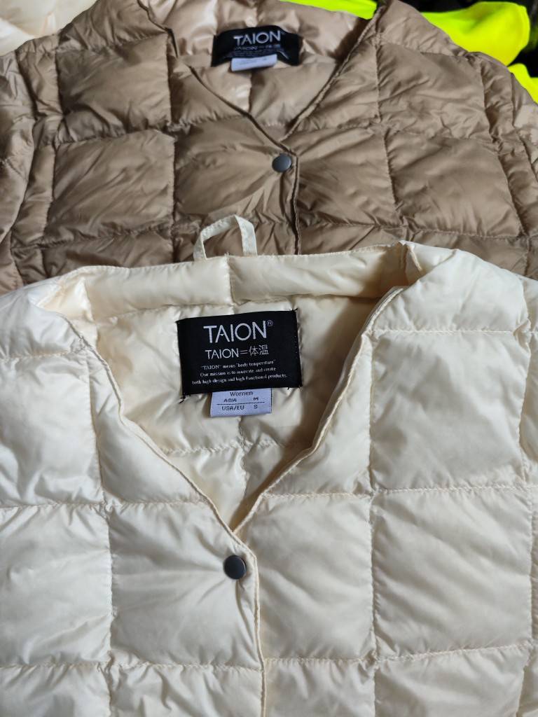 Taiwan long lady down jacket