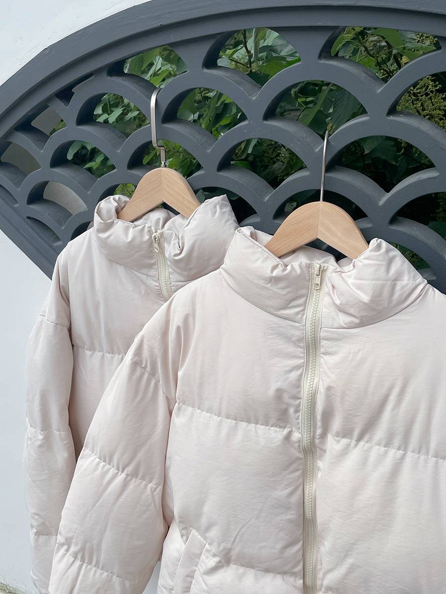 Cat GO outer single C pure Yuan winter laziness, loose, thick, warm and warm stand -up collar clothing jacket jacket