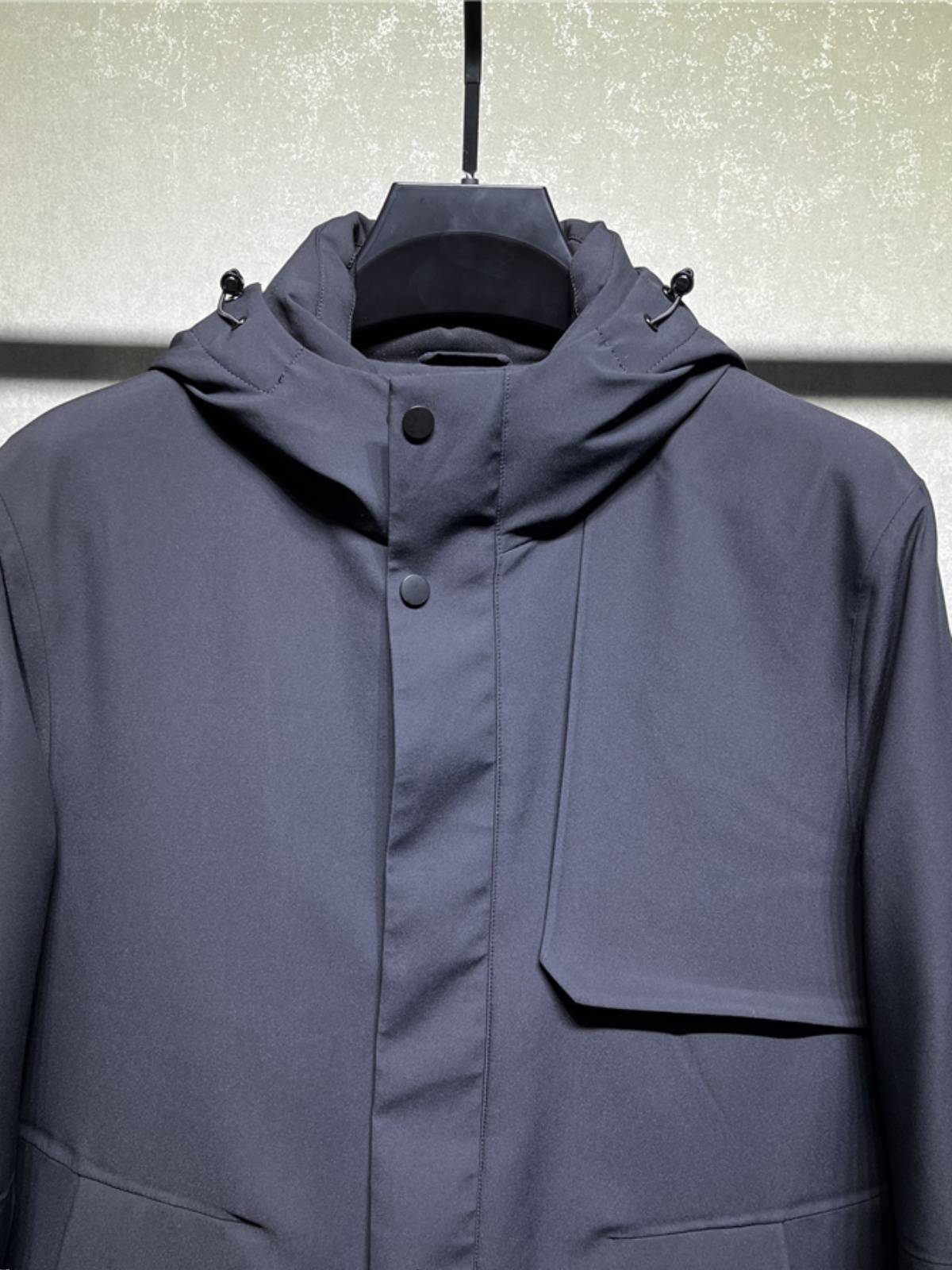 23 Winter 90g+-Goose Plorated thick down jacket male jacket