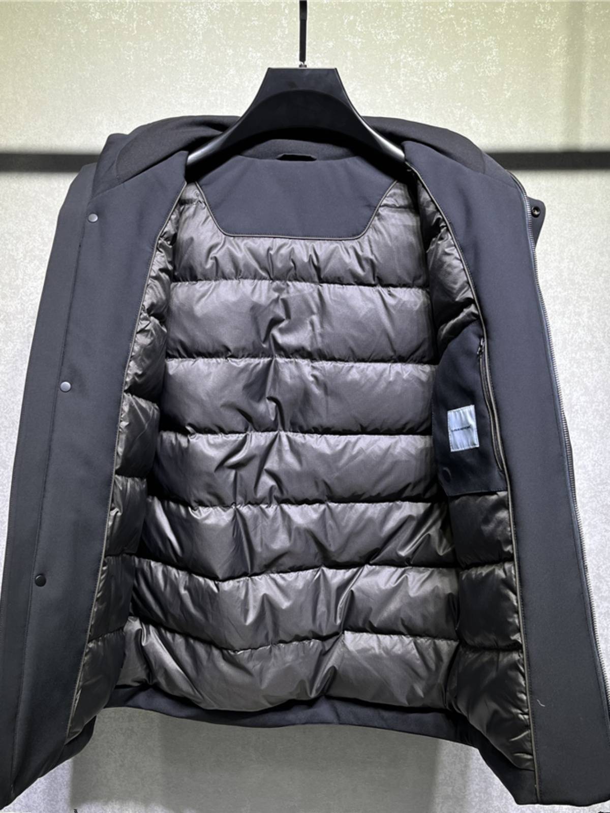 23 Winter 90g+-Goose Plorated thick down jacket male jacket
