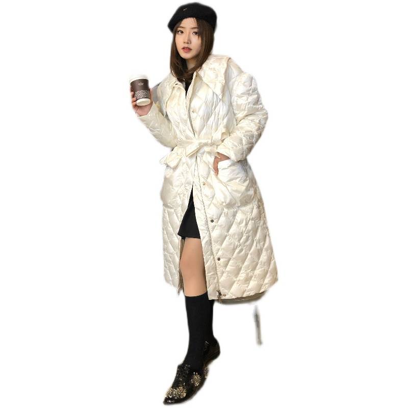 Order 2021 Winter Specials Welfare Custom Fabric Custom Lauret Loose Hooding Pocket Daizerli down jacket