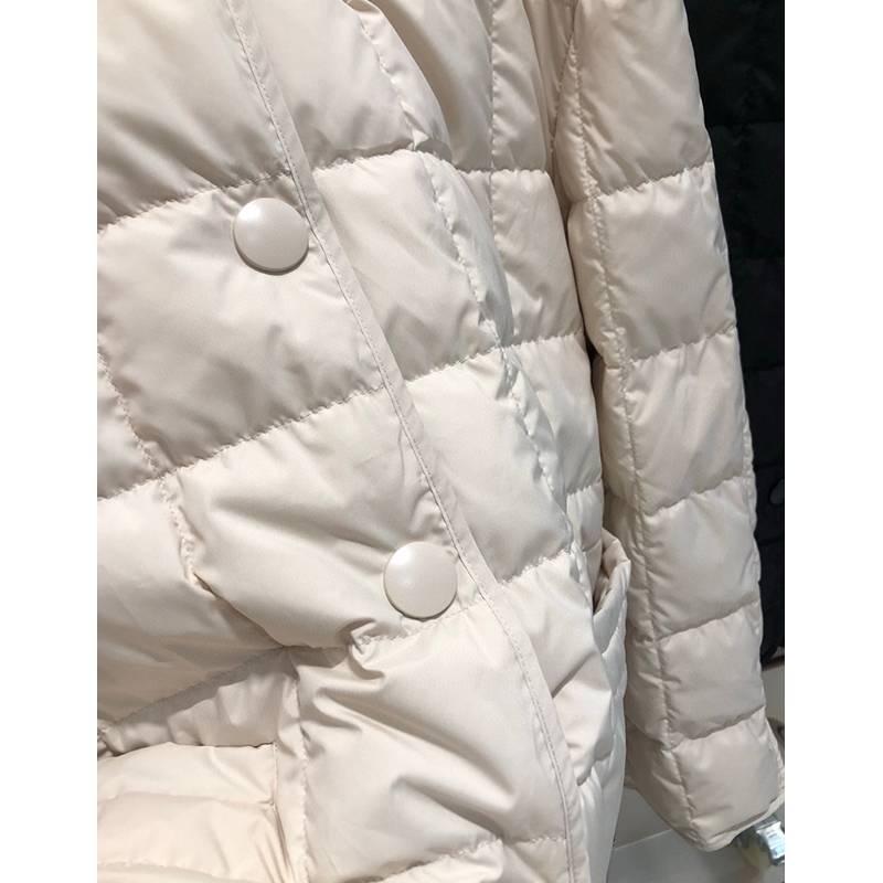 Diamond pattern light, thin small incense, down jacket jacket, three -proof waterproof and oil -proof, filling 90%white goose down