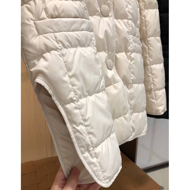 Diamond pattern light, thin small incense, down jacket jacket, three -proof waterproof and oil -proof, filling 90%white goose down