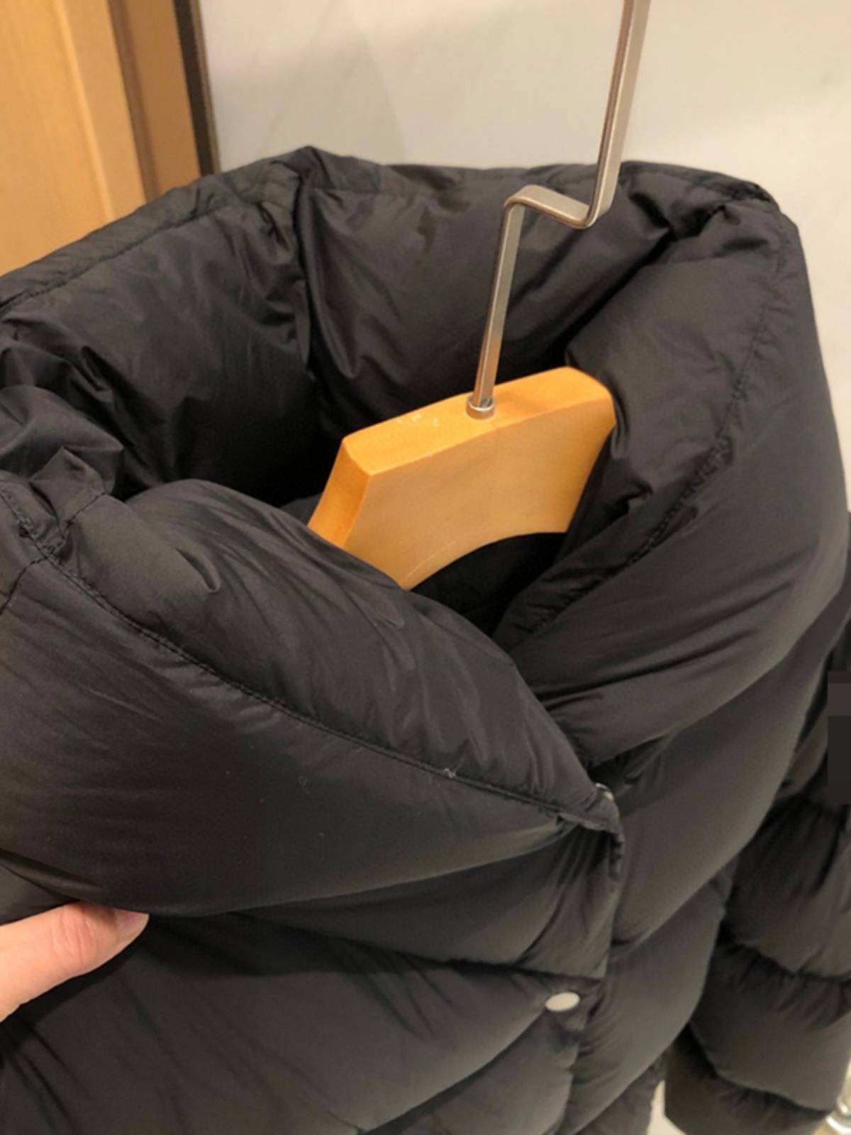 Ji new hooded down jacket coat lady clip