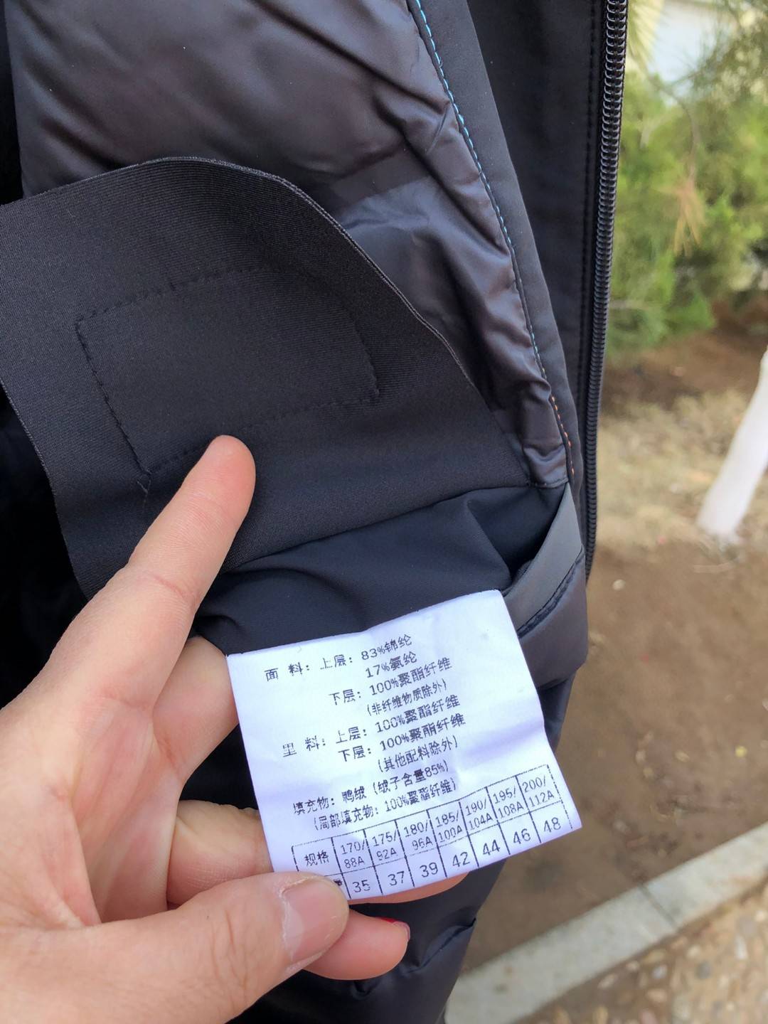 2024 new counter autumn and winter authentic men's down jacket cotton jacket outer collar brand broken code special price duck down