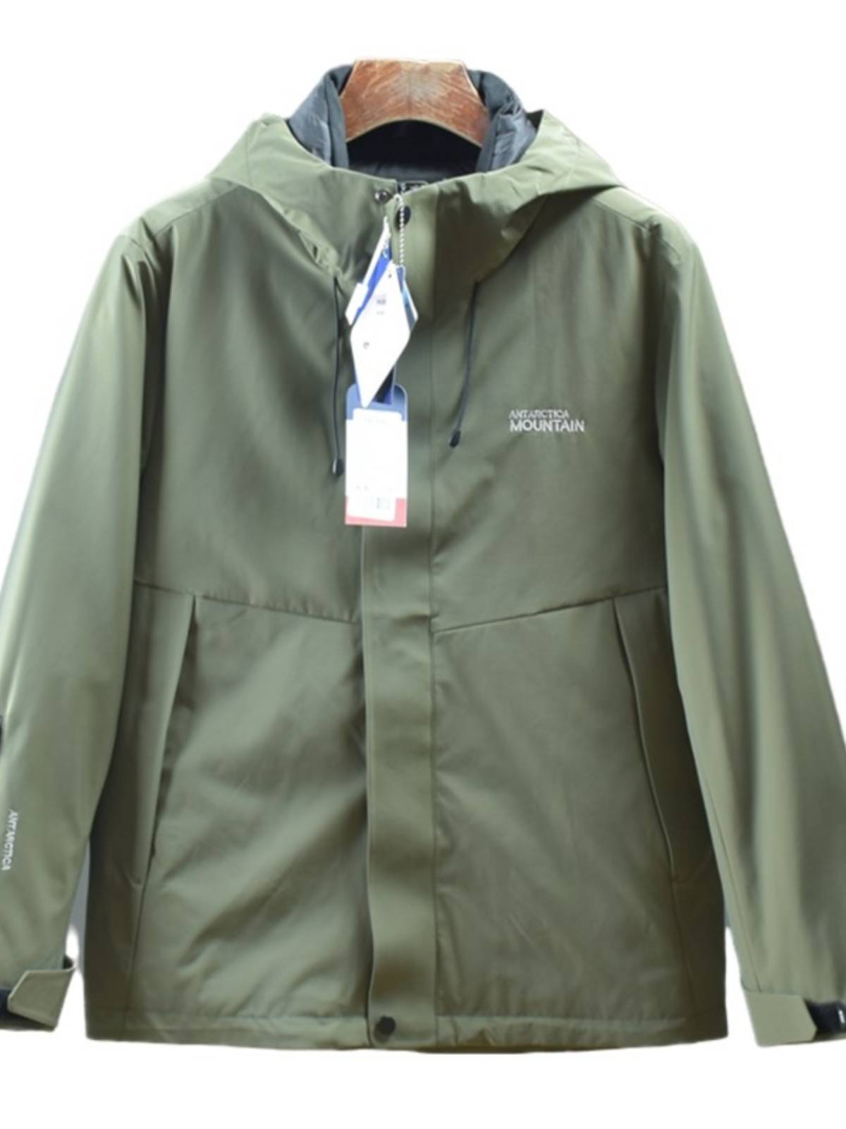 Male wind -proof waterproof hooded punch jacket jacket jacket