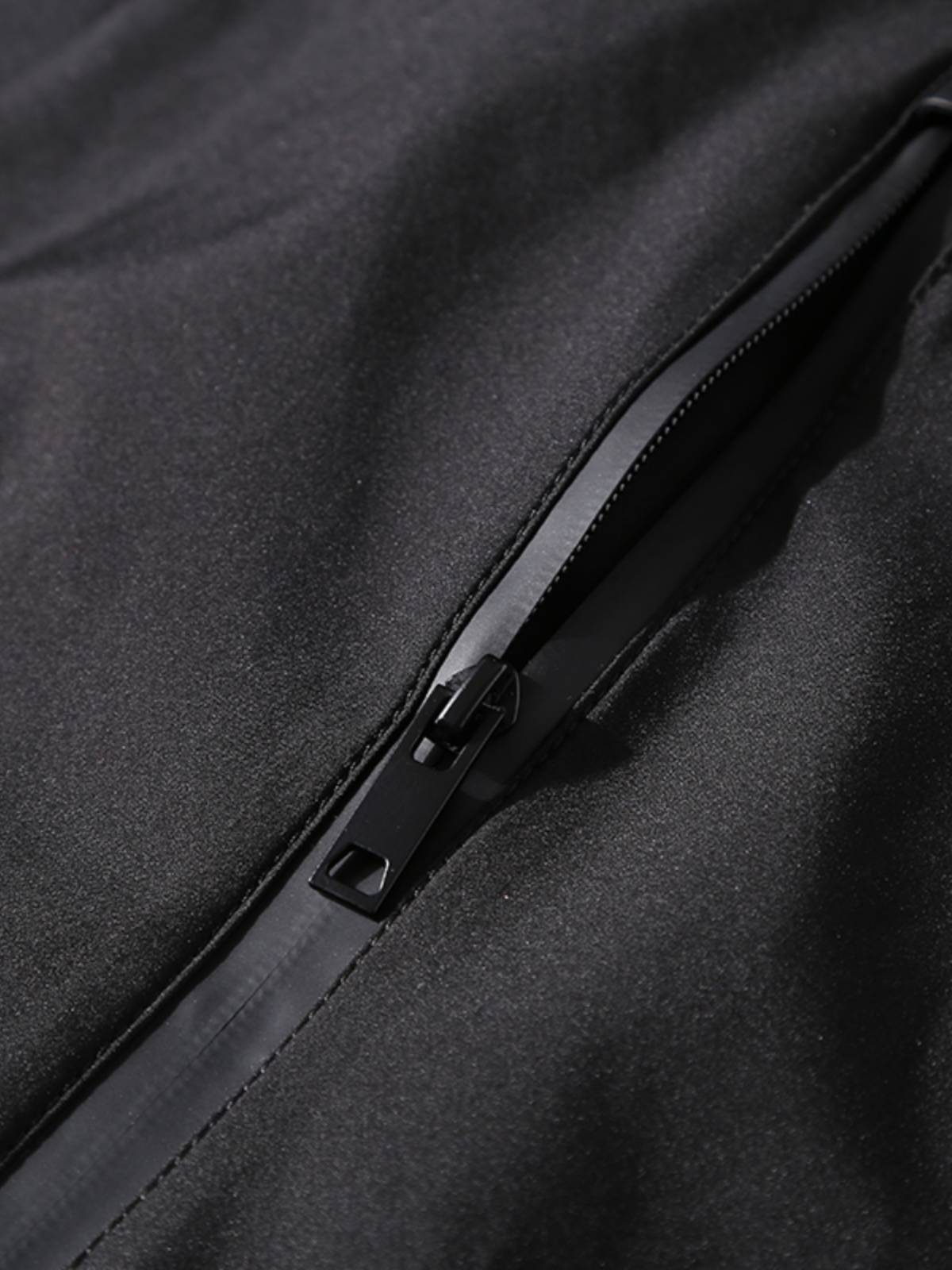 Men's hooded recreational mid -length down jacket jacket