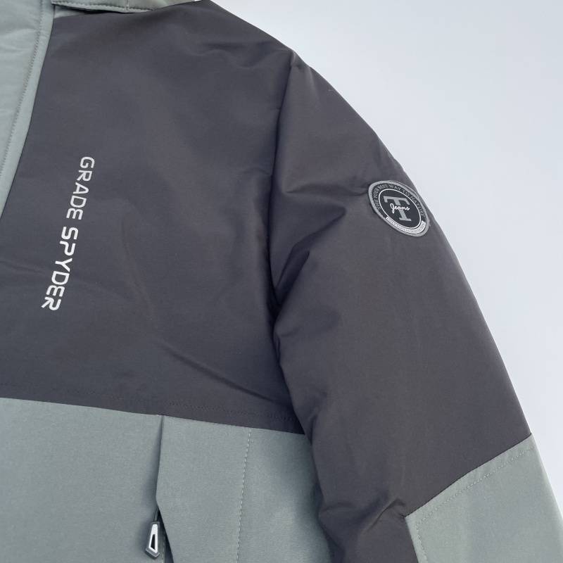 Coloring casual Han Chao hooded cotton jacket