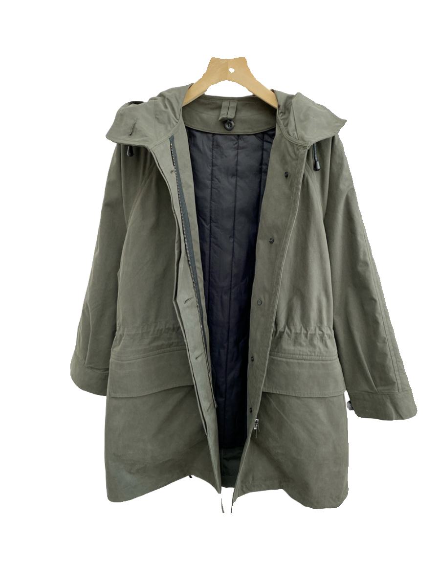 Japanese niche cards can take off the inner bile hooded cotton jacket