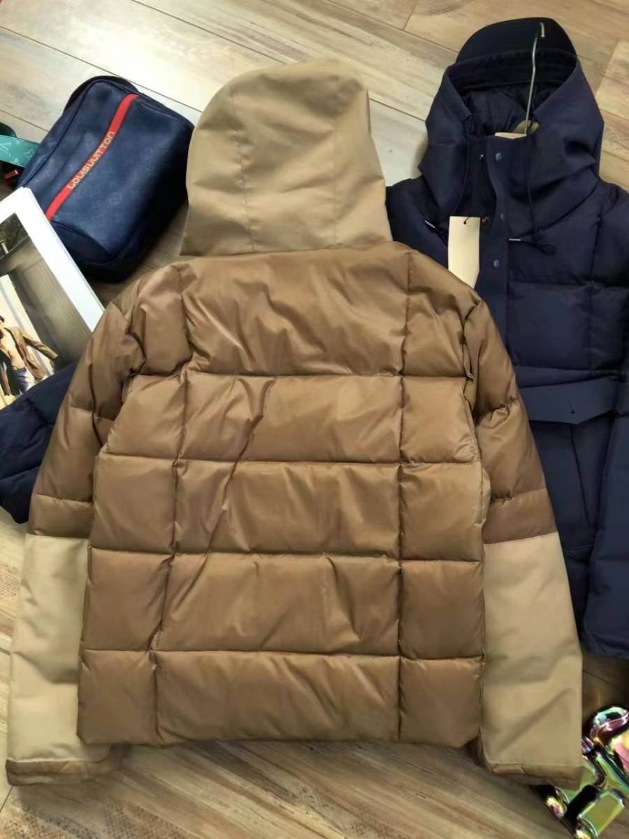 White duck down, cold resistance, windproof, fluffy, warm and warm multiplayer city function men's hooded down jacket