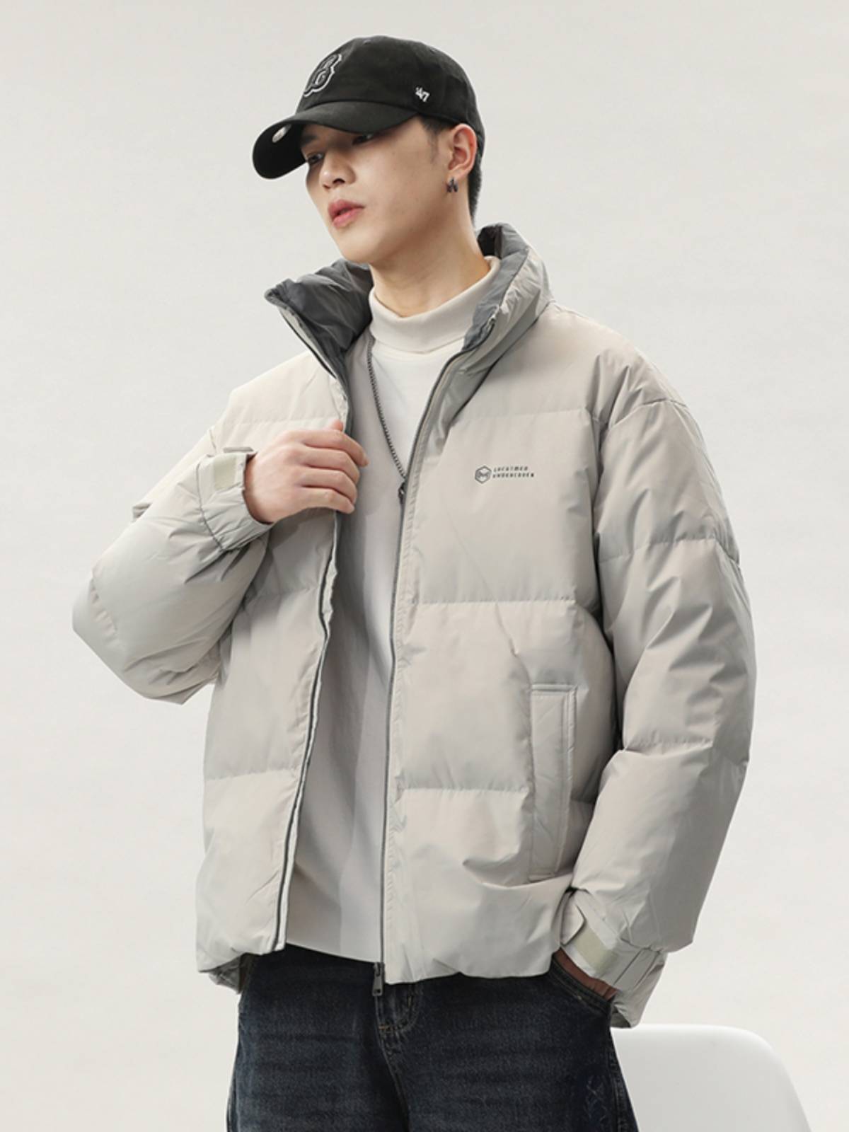 Bread clothes white duck down thickened and loose