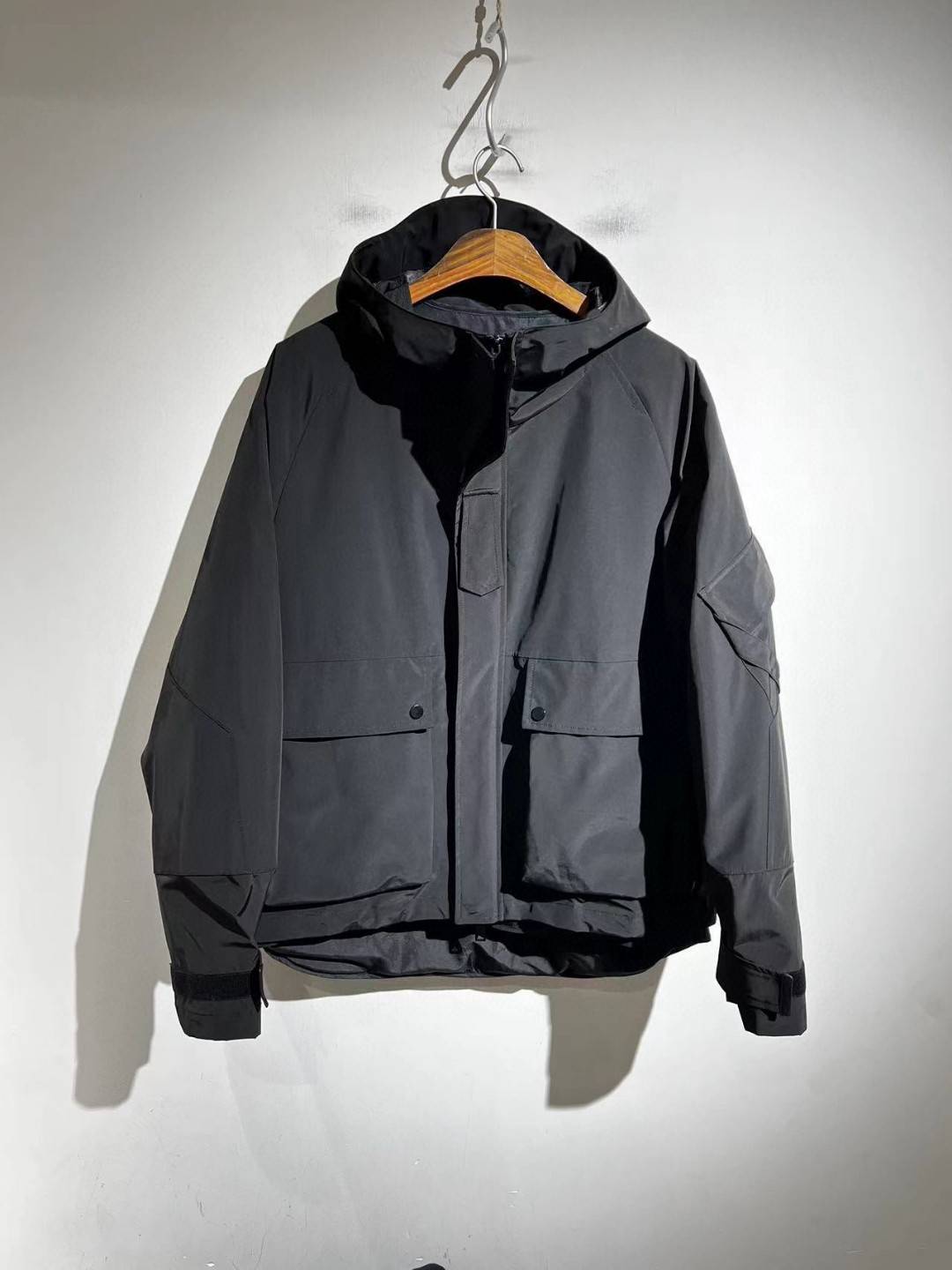 23 High -luxury winter disassembly two -piece outdoor pressure rubber function can be used for tide brand loose down jackets men's goose velvet jacket