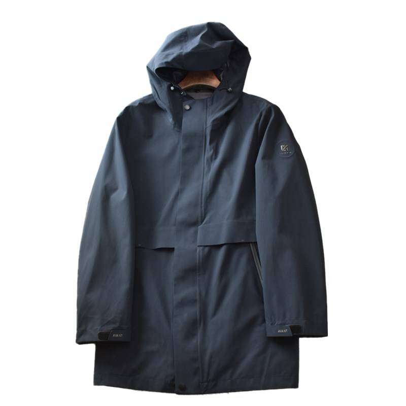 One clothes three wearing outdoor casual hooded down jackets