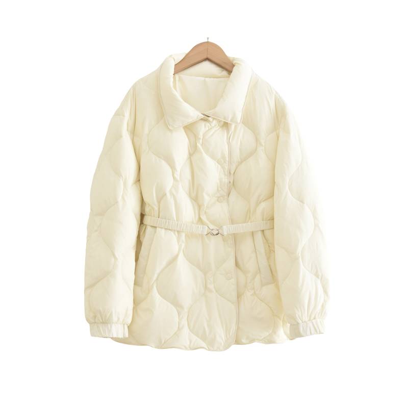 Small and small, disassembled scarf down jacket jacket