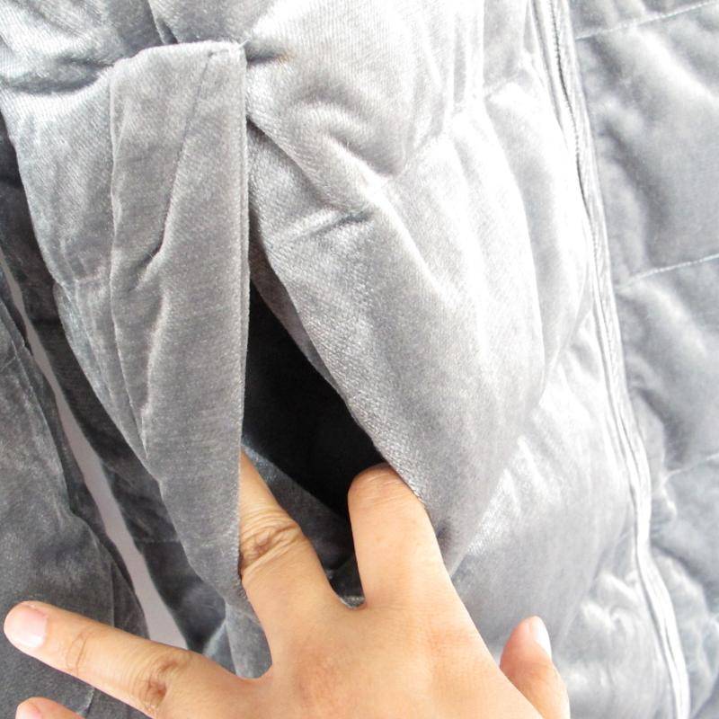 Velvet 80 White Duck Pills Long Hooding Thickens Thickens Deep down jacket