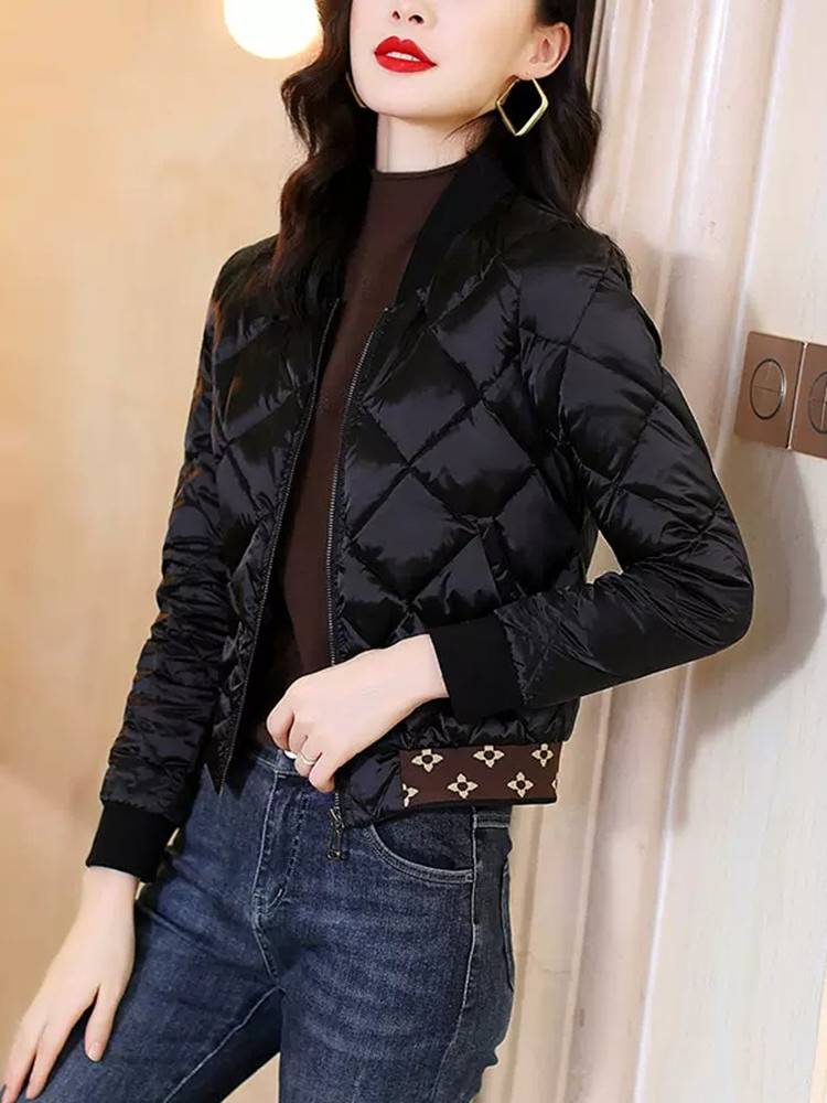 Short -style down cotton clothing women's warm jacket