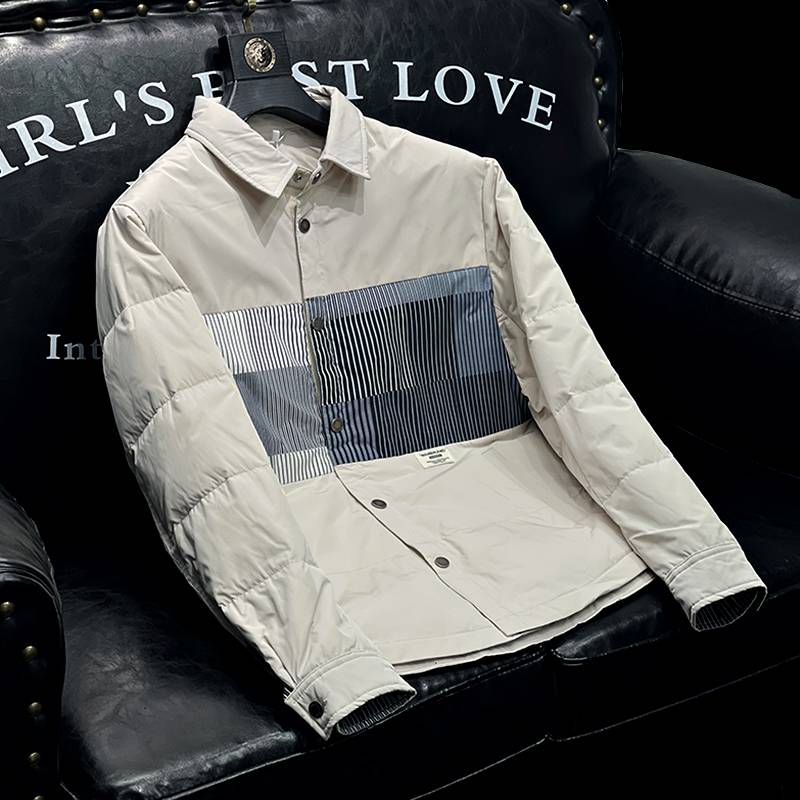 2022 Winter new down jacket standing collar men's down jacket short Y55219 P195 sofa map