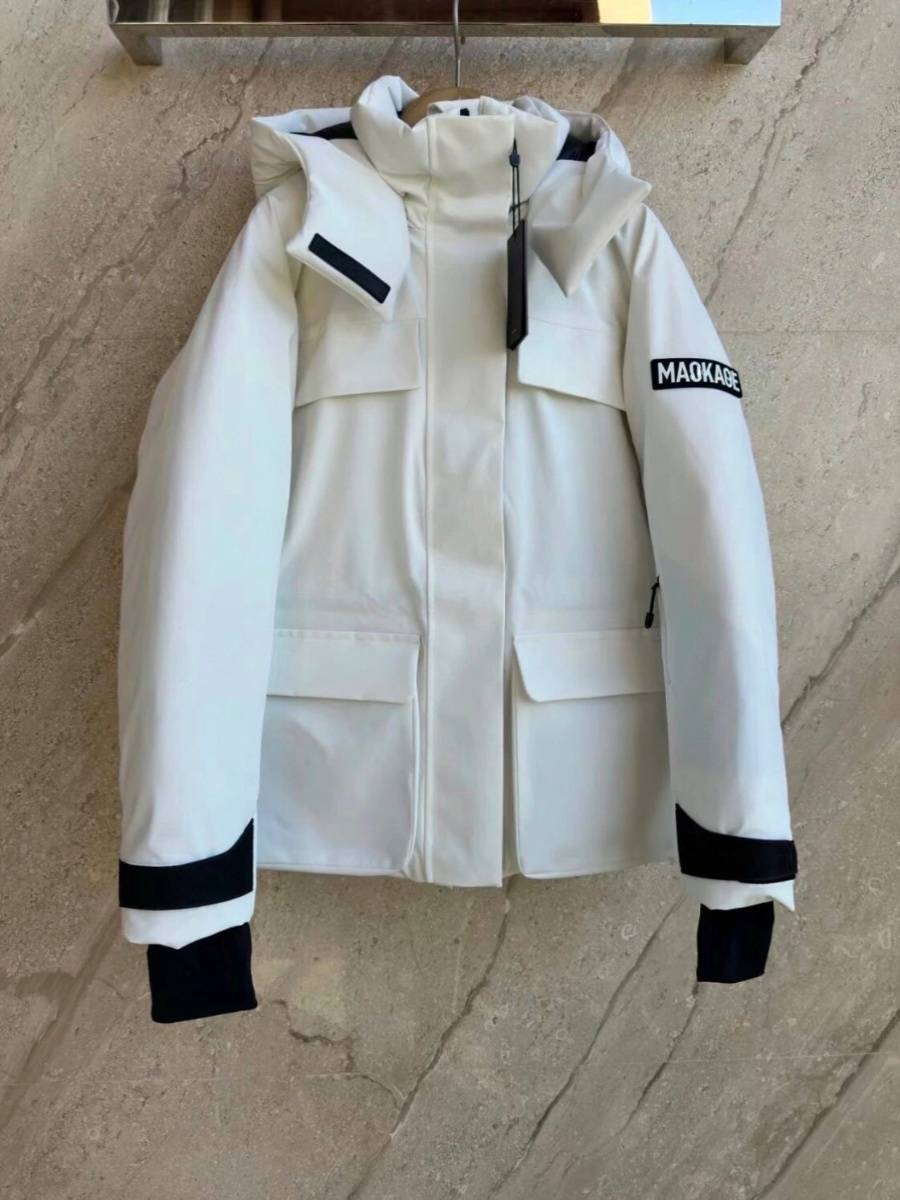Shangpin selected Maokao women's new iClyn Canadian hooded back waist down jacket waterproof ski clothing