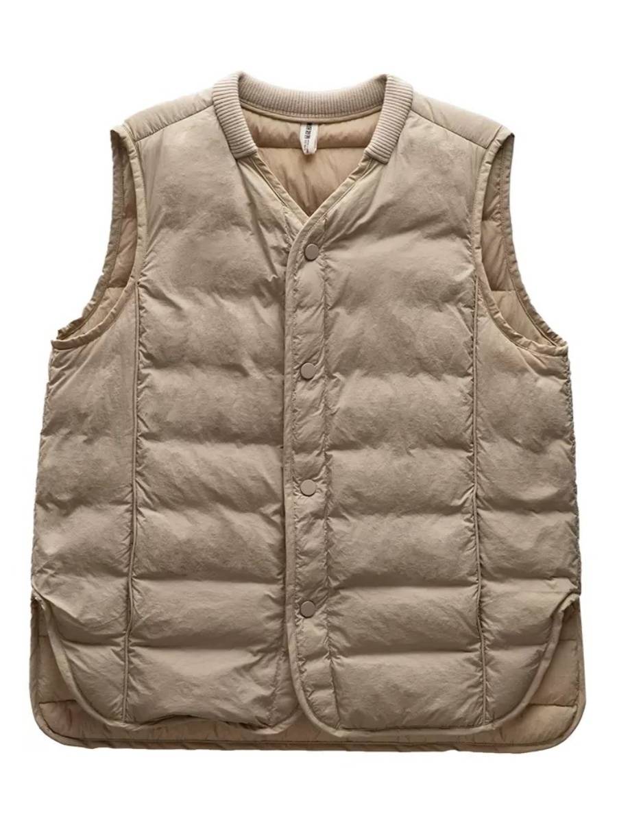 95 White duck down down vest female autumn and winter vest jacket