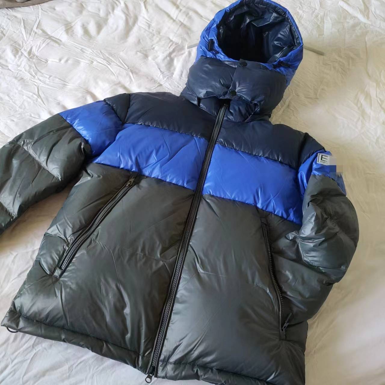 800 fluffy single down jacket