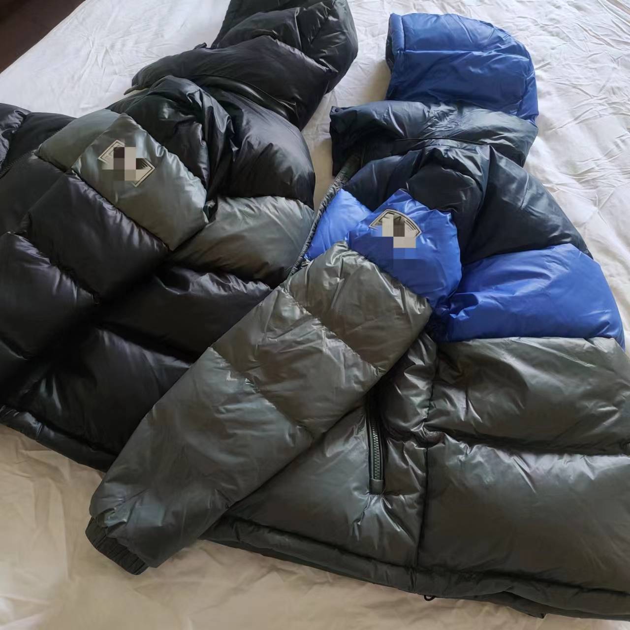 800 fluffy single down jacket
