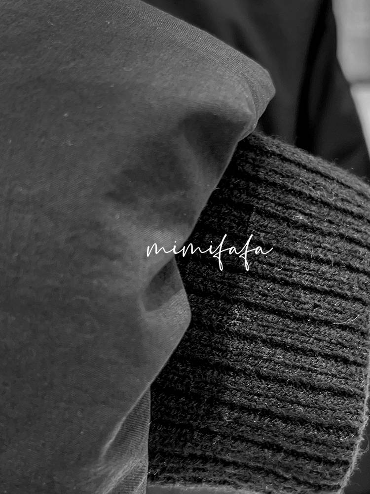 Thick -warm knitted knitted large lapel casual jacket