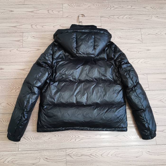 Counter brand men's black fluffy thick and warm down jacket waterproof windproof hooded jacket 23 winter new model