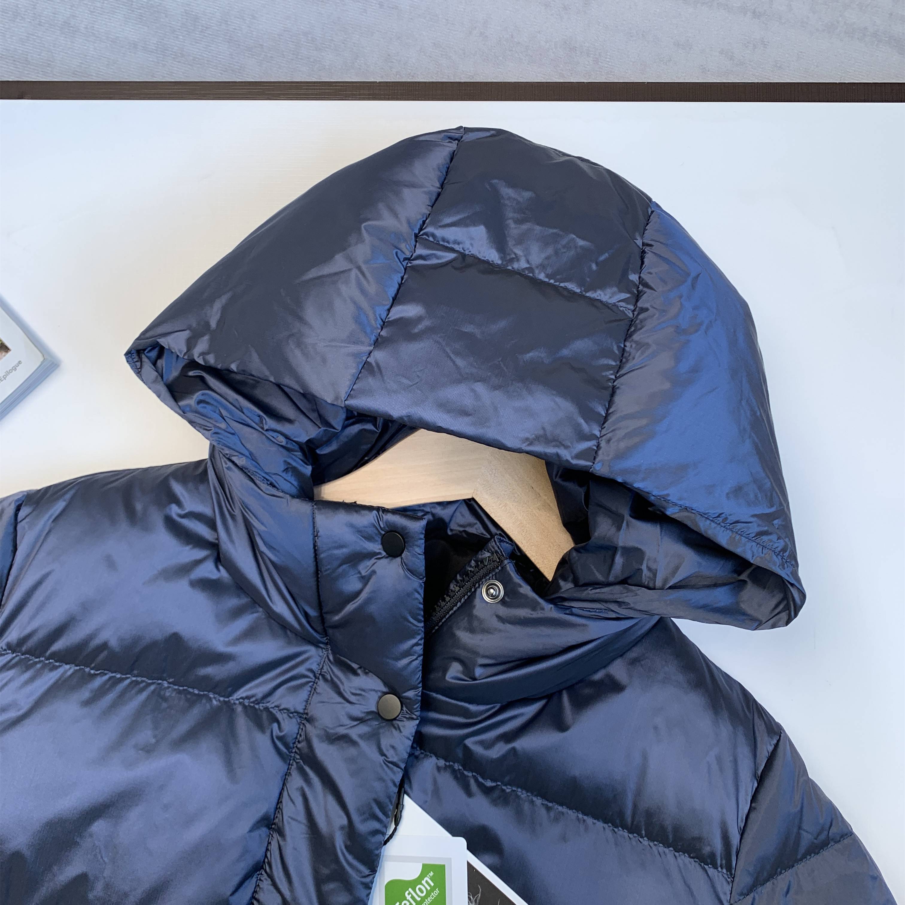 Keep warm and thin hooded short down jacket female winter