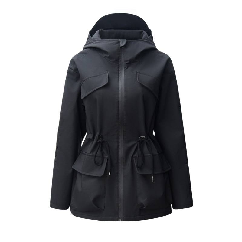 Punching clothes waterproof short down jacket Fan Bingbing same model