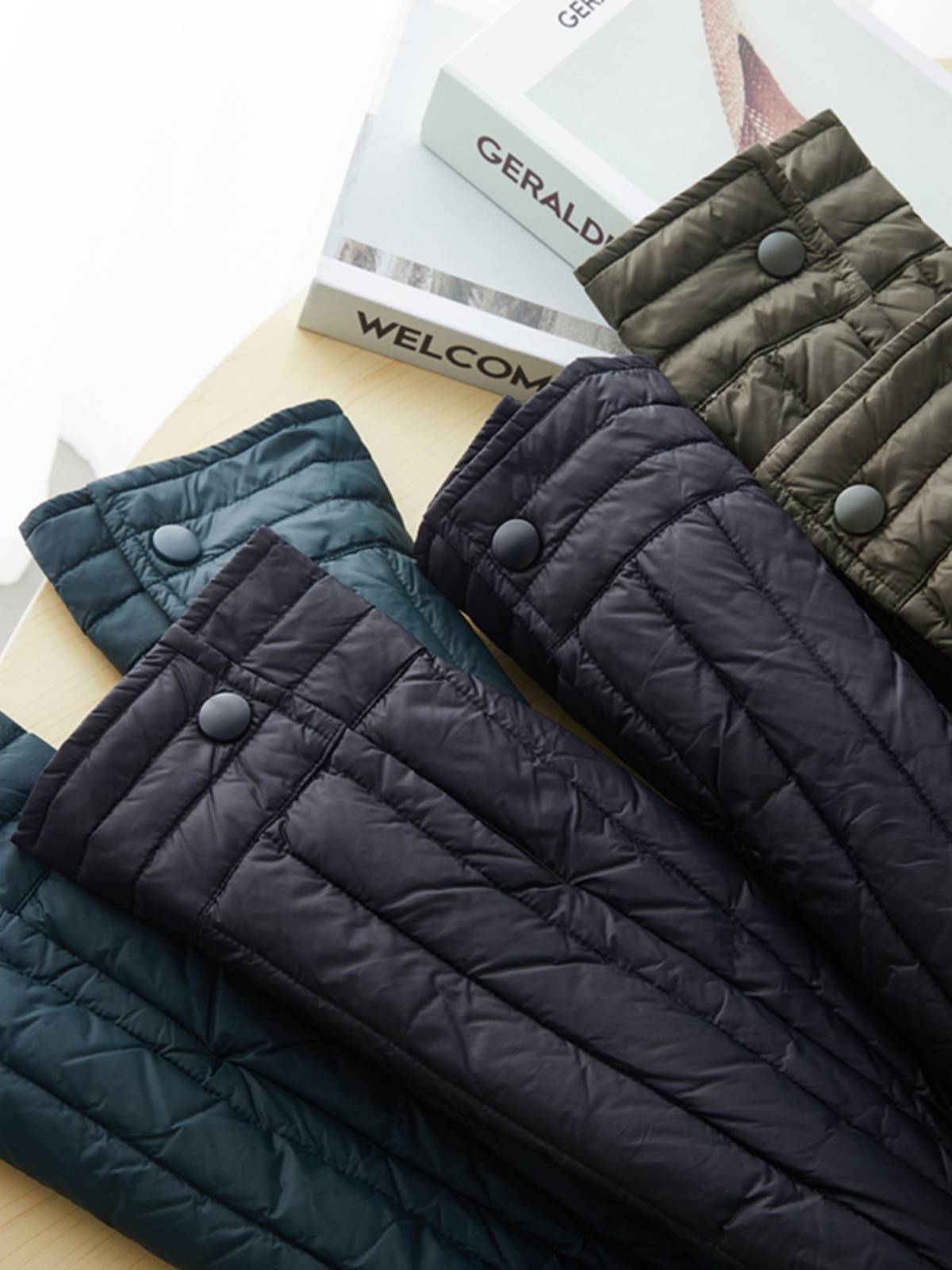 Light and warm 90%white duck down jacket coat jacket