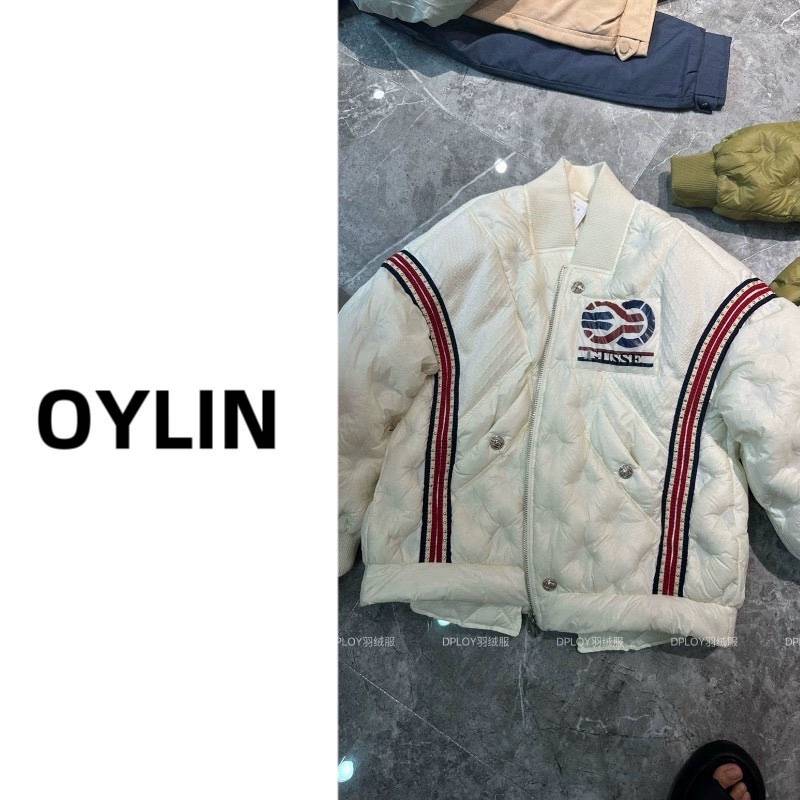 DPLOY down jacket light luxury shop white duck down four -leafball baseball gel craftsmanship short tide brand