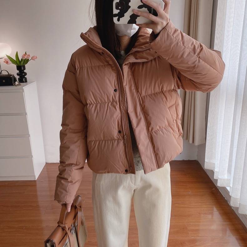 Order 90 white goose down all sides of waterproof infrared thermal energy vertical bread bread goose down jacket down jacket giant warm
