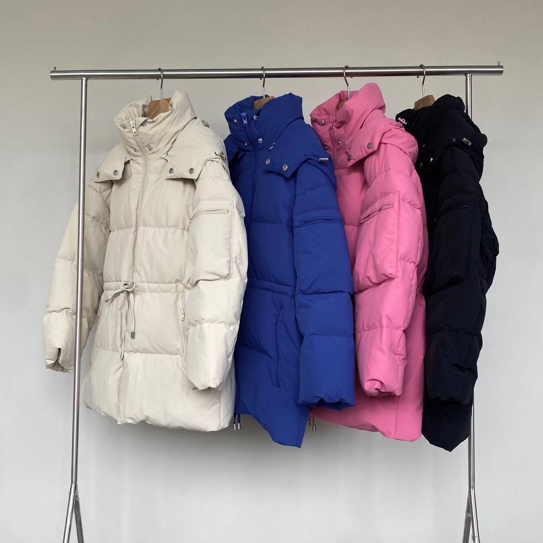 Lost money to clear the goods South Korea Dongdamen Original Single Disassembly Connecting Hooding Waist Duck Duck down jacket Middle Long down jacket female