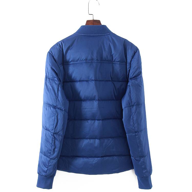 Fashion versatile casual short solid color down jacket