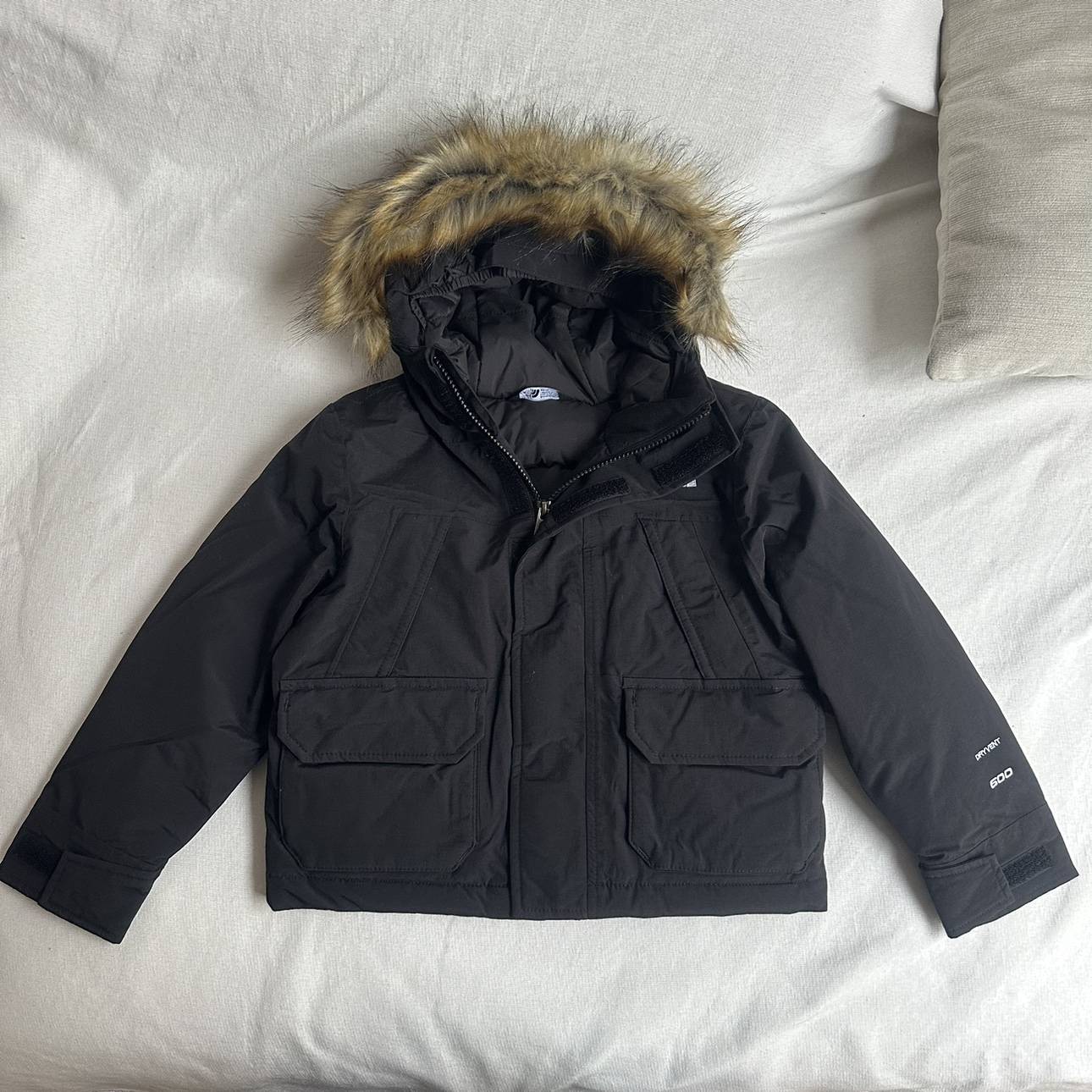 Winter children's outdoor goose velvet down jacket