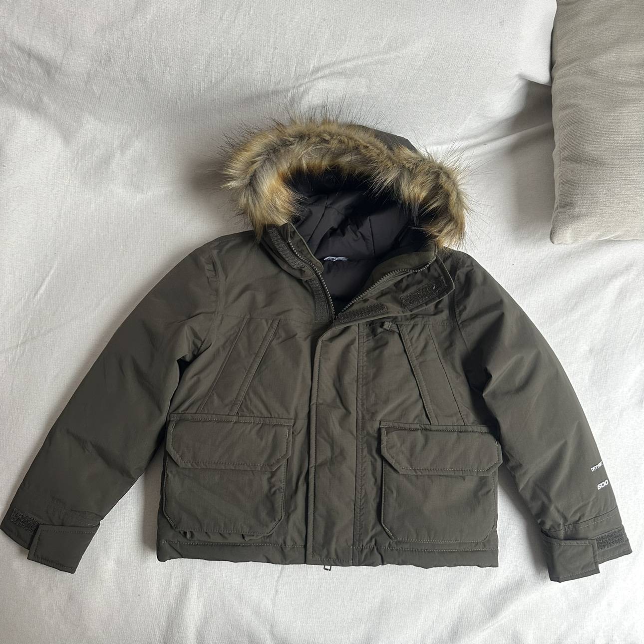 Winter children's outdoor goose velvet down jacket