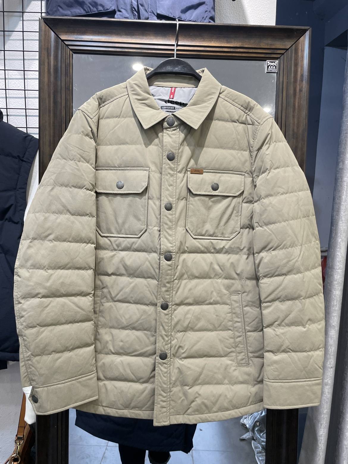 JIPU home authentic new winter domestic brick cabinet casual lapels of down jacket jacket coat men's models