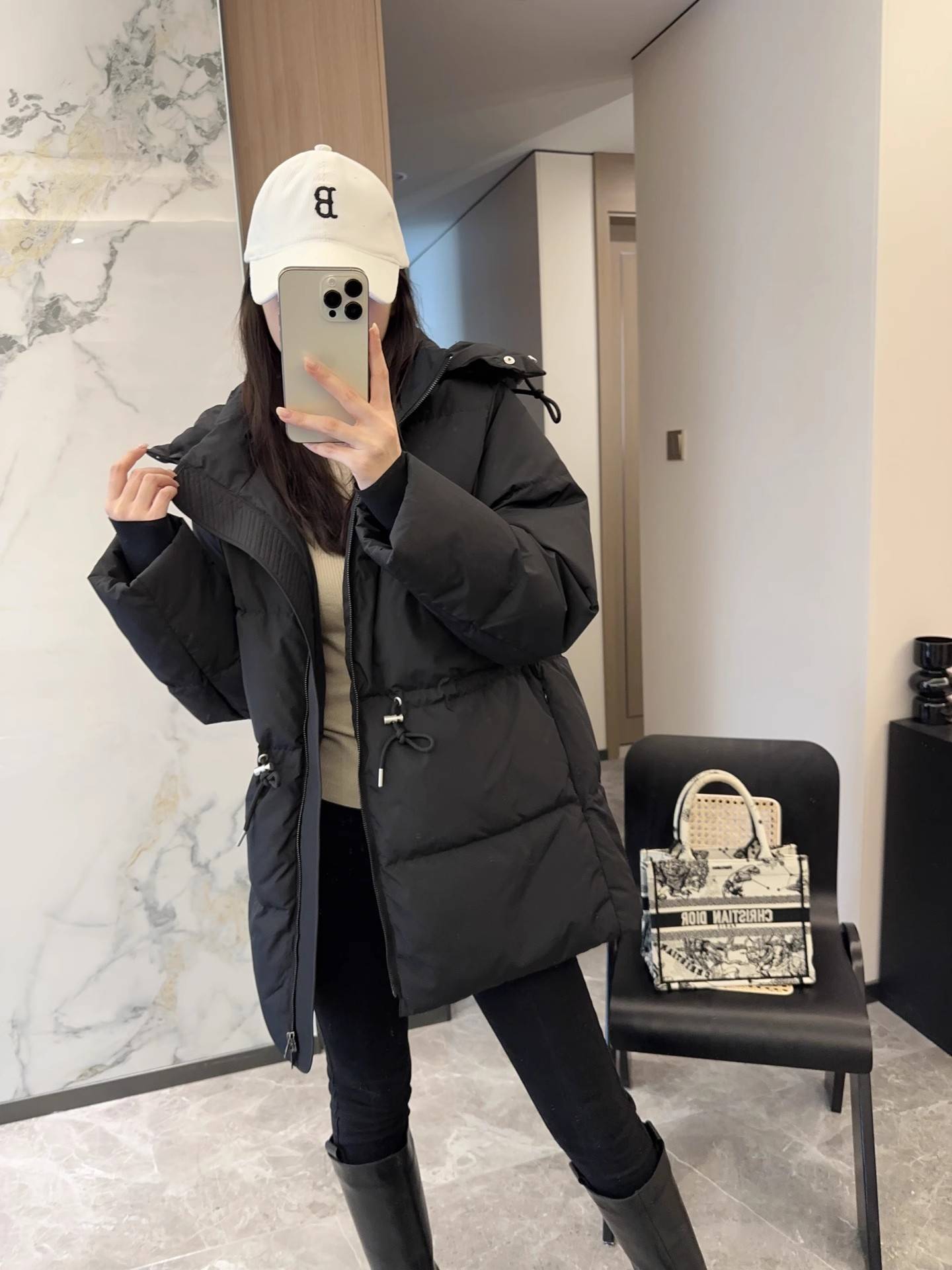 Three-inch time 4228-Single national standard 80 velvet warm anti-cold caps, disassembled drawing drawing, down jacket female winter