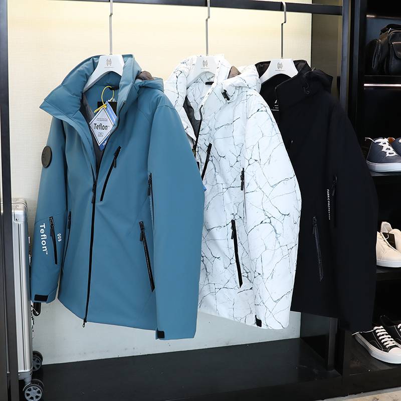 Disassembered hooded 95 White Goose Velvers Wind Waterproof