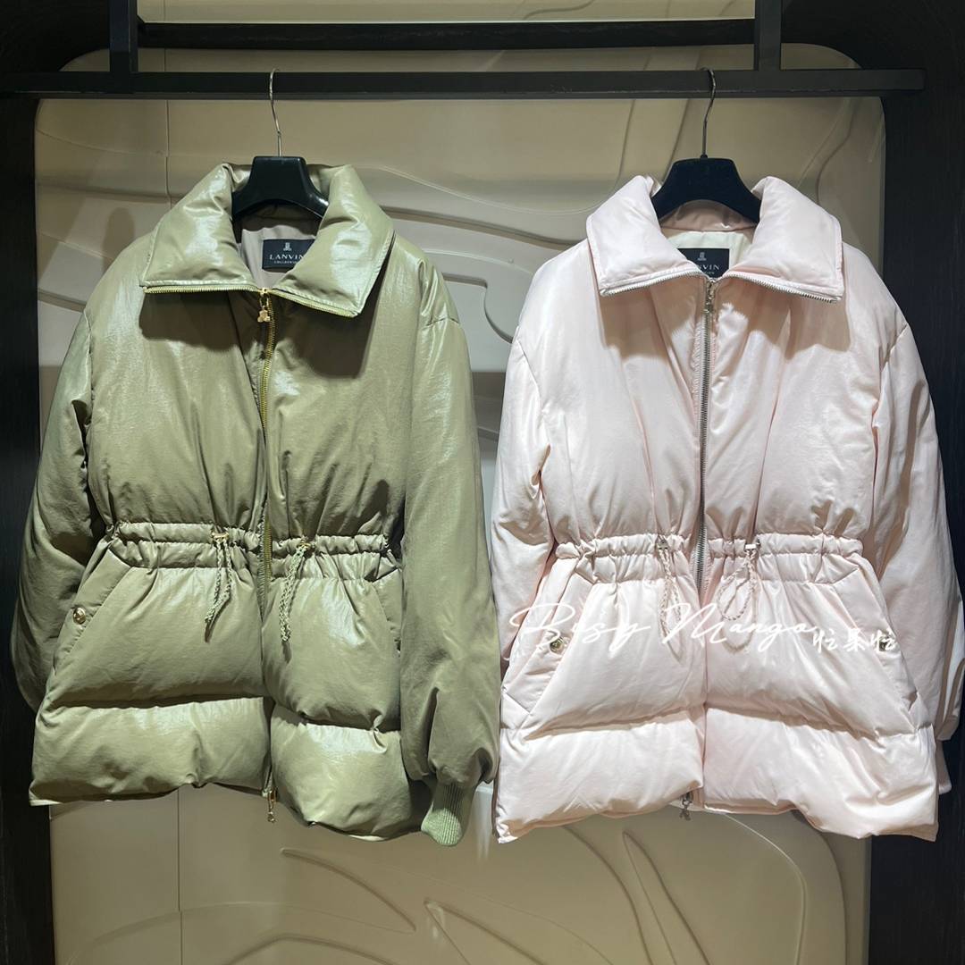 Poster version ~ Goose Velvet ~ South Korea Lingleus Tight Thunder and Topping Strip Dollar Performing Thick down jacket coat v