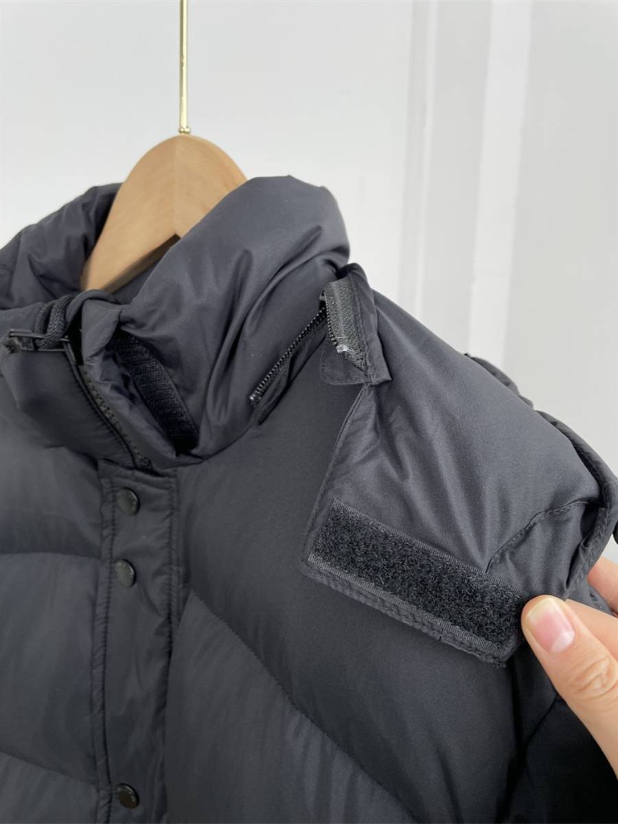 Extremely cold goose velvet jacket thickened hooded down jacket