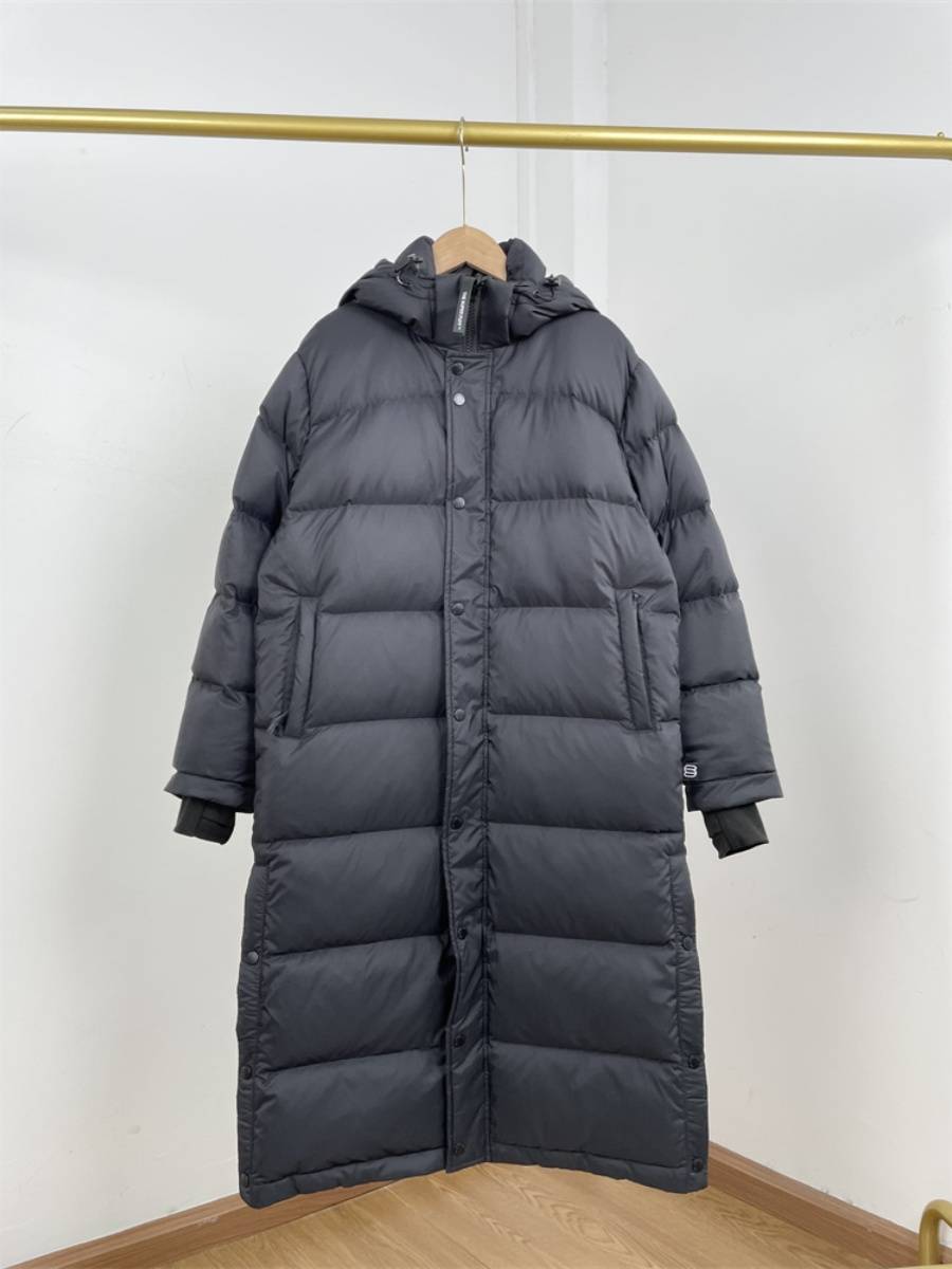 Extremely cold goose velvet jacket thickened hooded down jacket