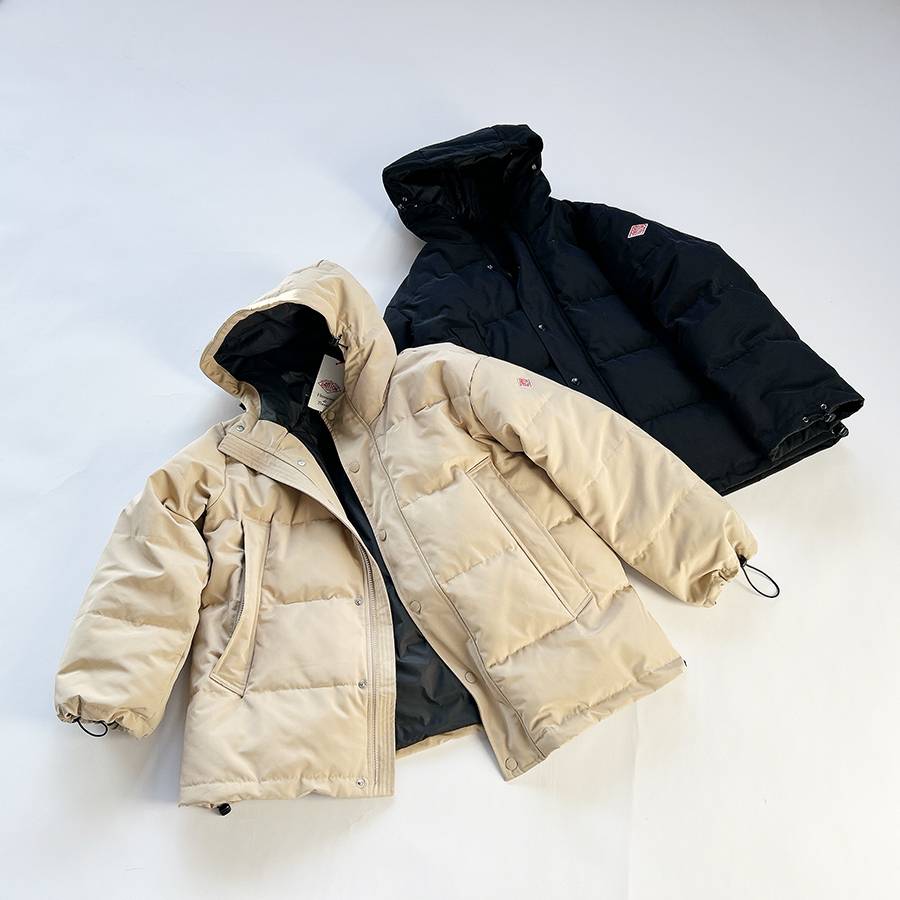 Warm down jacket hooded recreational popular model