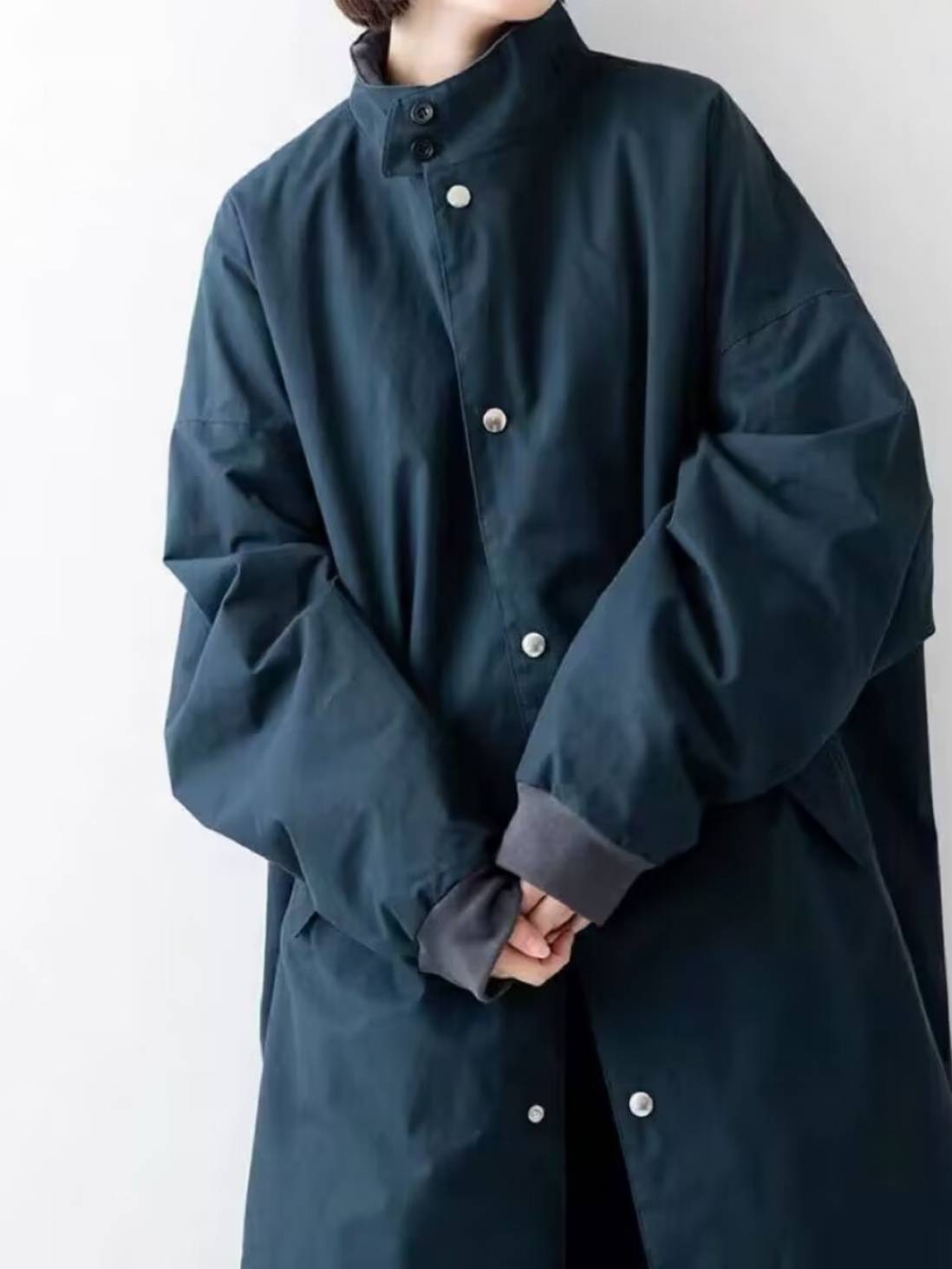 Short -fluffy goose velvet faction overcome medium -length down jackets