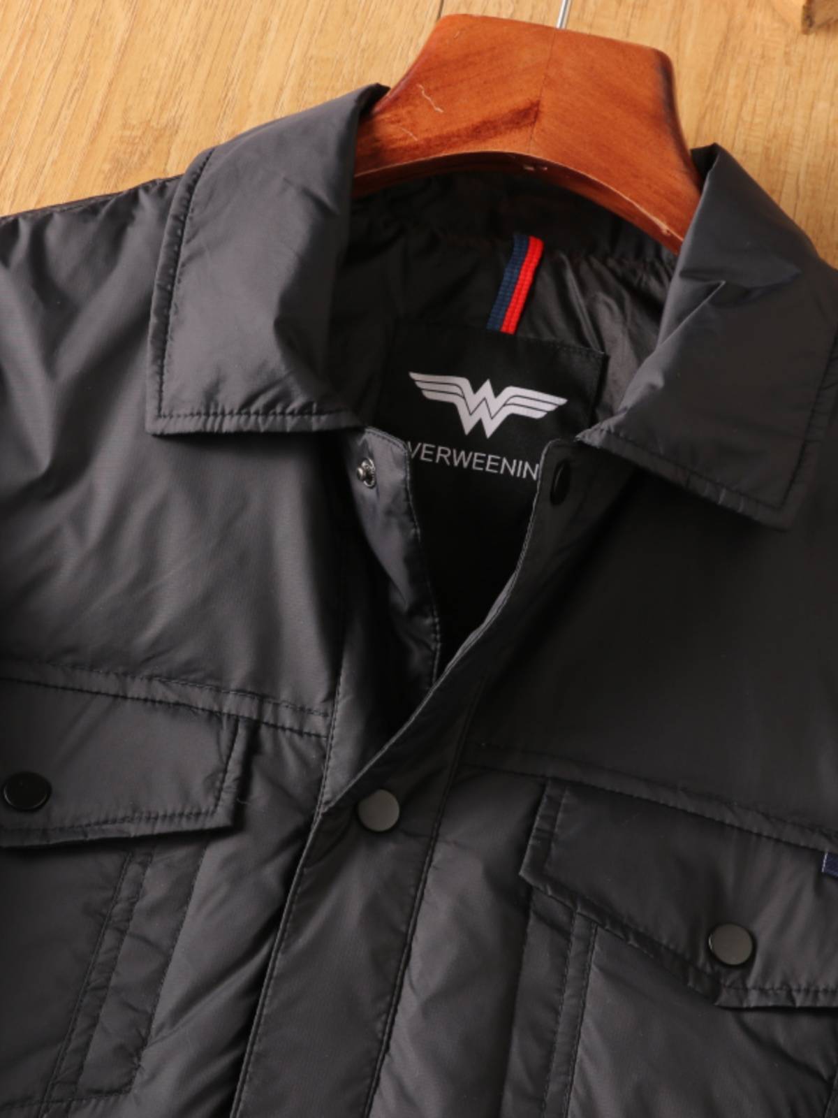 Men's 90 white duck down warm down jacket