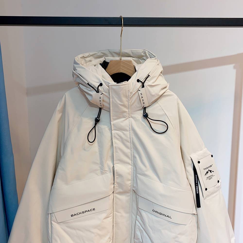 Tower -tower high -end 90 white duck down three -anti -hooded jacket, down jacket, men's winter thickened jacket