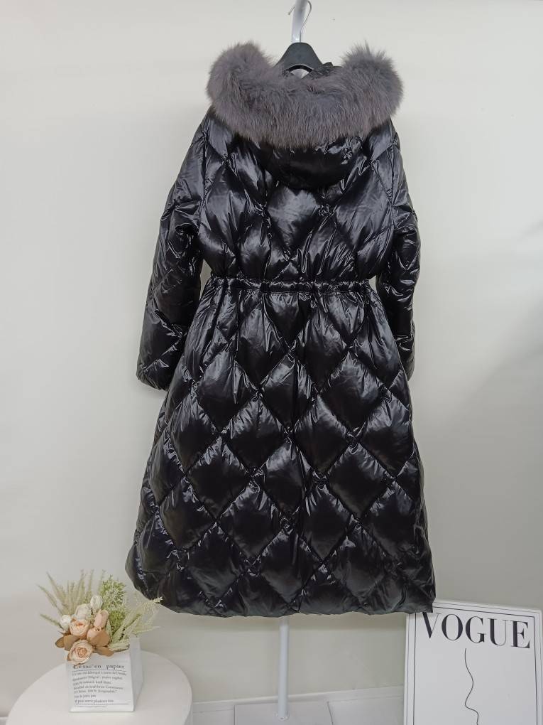 90 long down jacket