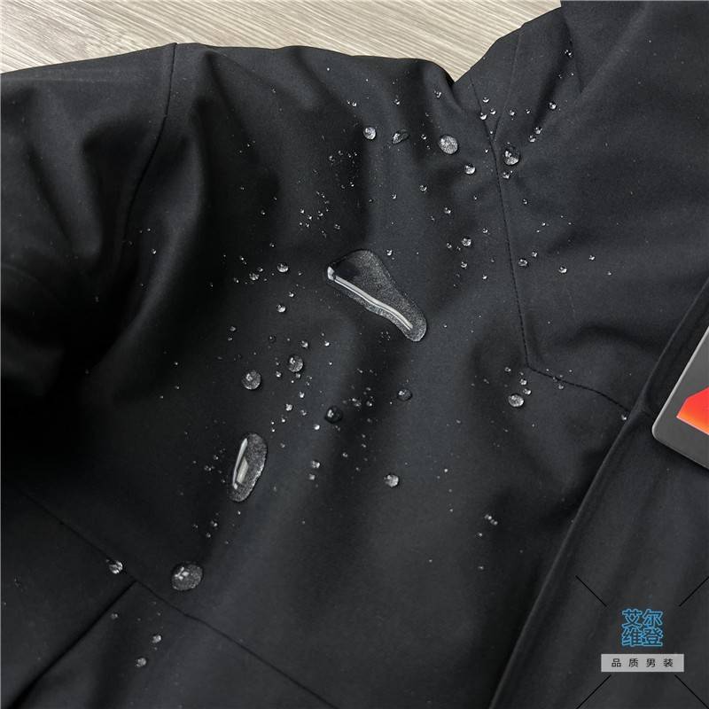 90 white duck down male windproof waterproof long down jacket