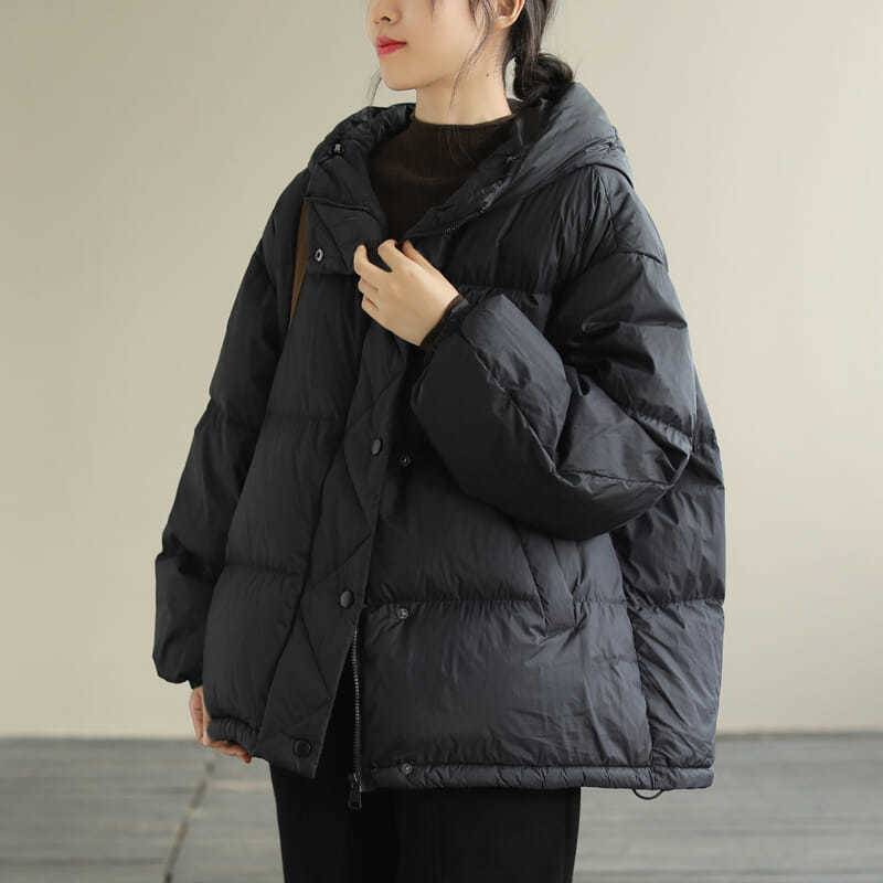 Clearance export cutting standard genuine big -name broken code women's hooded hooded warm down cotton jacket cotton jacket winter jacket